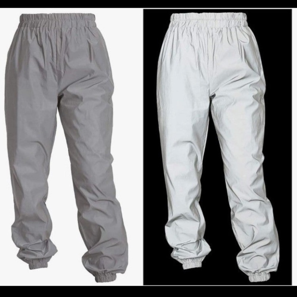 Unisex reflective casual track pants / joggers medium Available NEW